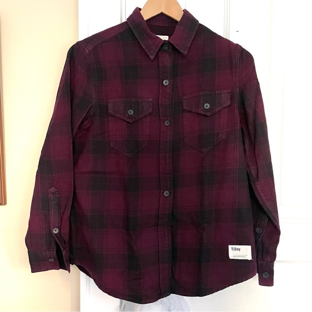 Tilley Brushed Flannel Plaid Shirt